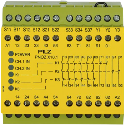 Pilz 774749 PNOZ X10.1 24VDC 6n/o 4n/c 6LED