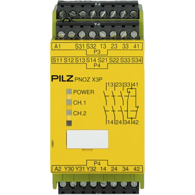 Pilz 777310 PNOZ X3P 24VDC 24VAC 3n/o 1n/c 1so