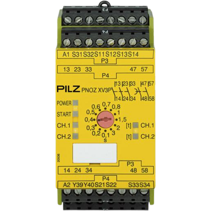 Pilz 777512 PNOZ XV3P 3/24 VDC 3n/o 2n/o t