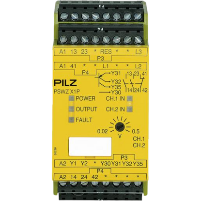 Pilz 777950 PSWZ X1P 3V /24-240VACDC 2n/o 1n/c 2so