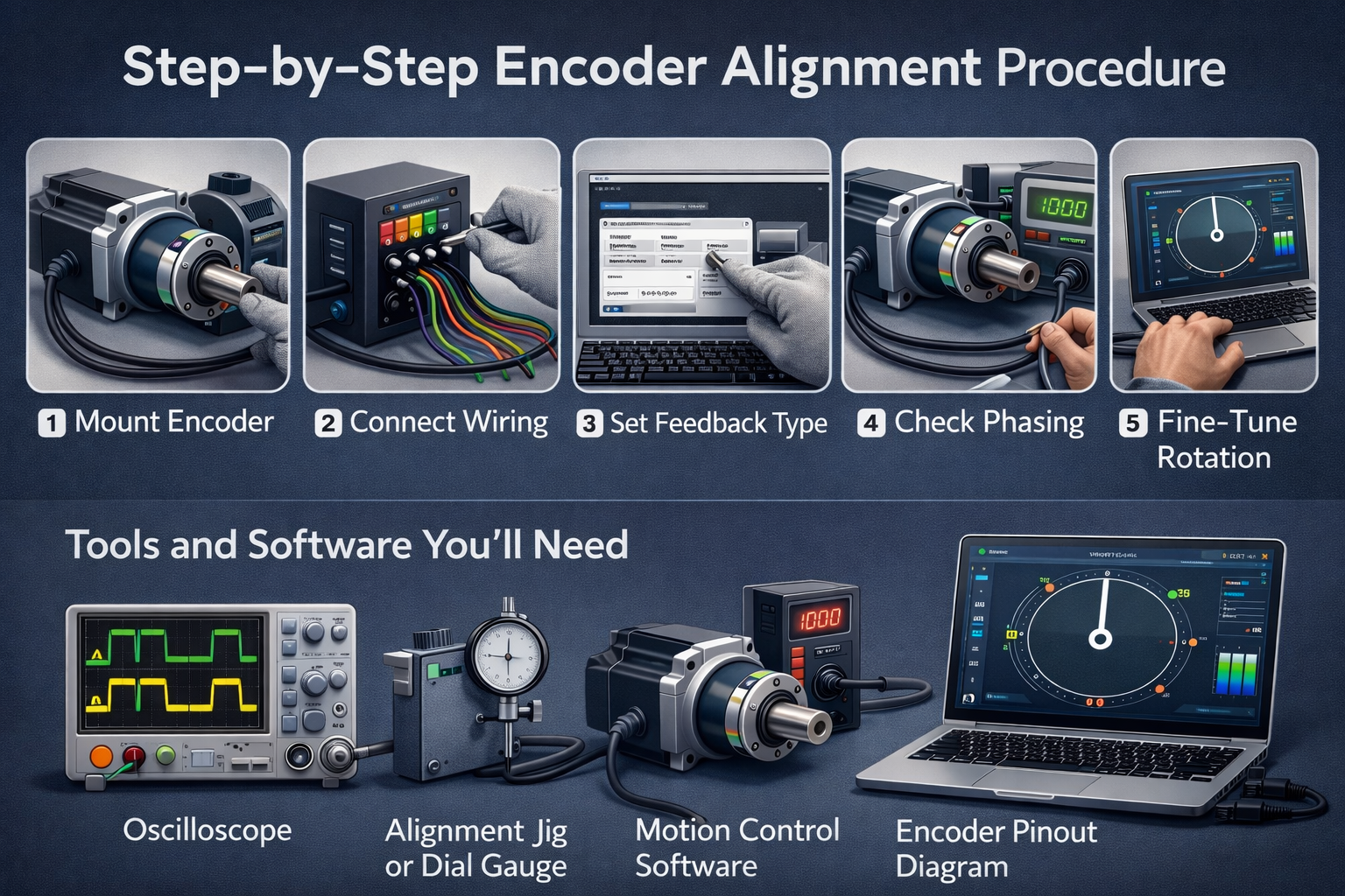 Step-by-Step Encoder Alignment Procedure Step-by-Step Encoder Alignment Procedure