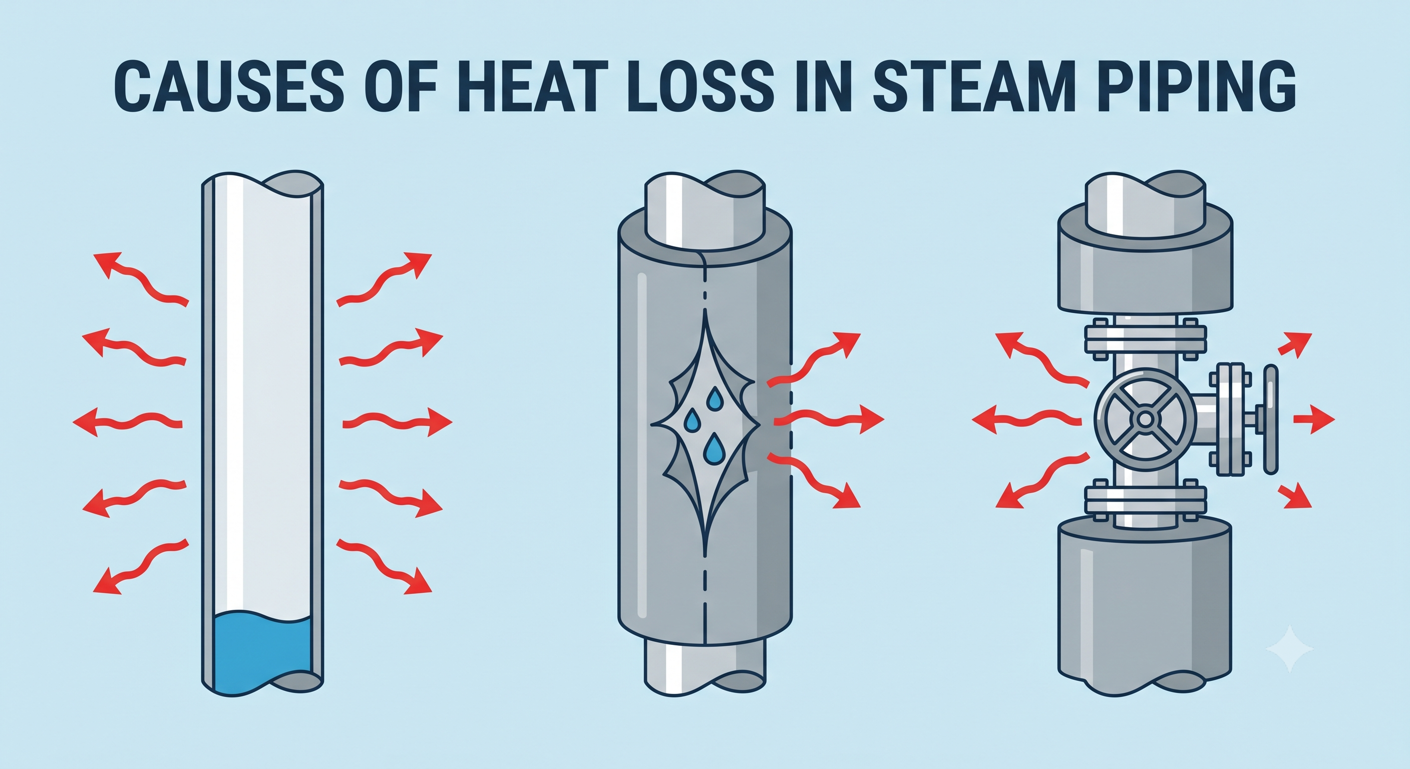 CAUSES_OF_HEAT_LOSS_IN_STEAM_PIPING CAUSES_OF_HEAT_LOSS_IN_STEAM_PIPING