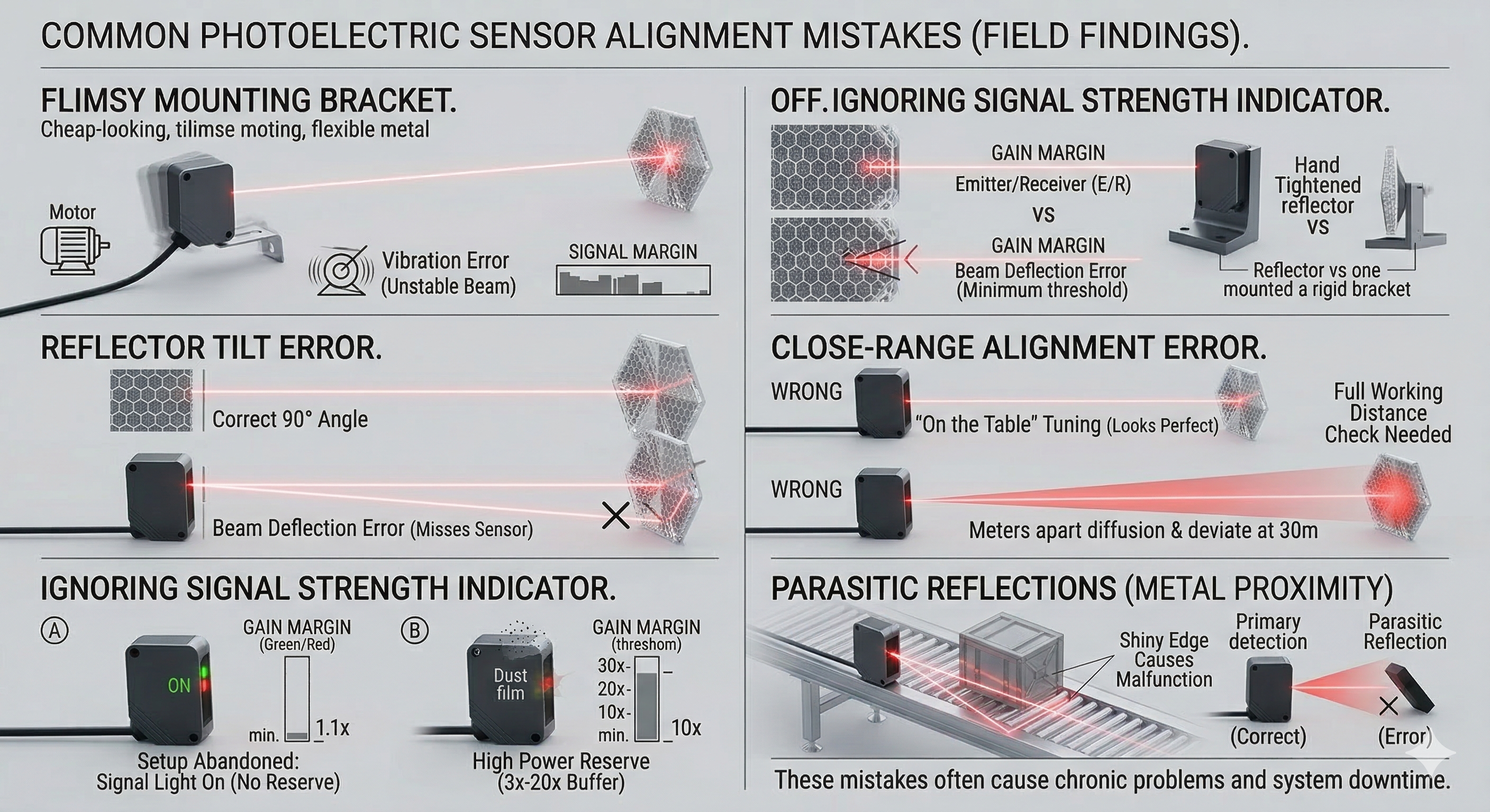 Common Alignment Mistakes in sensors