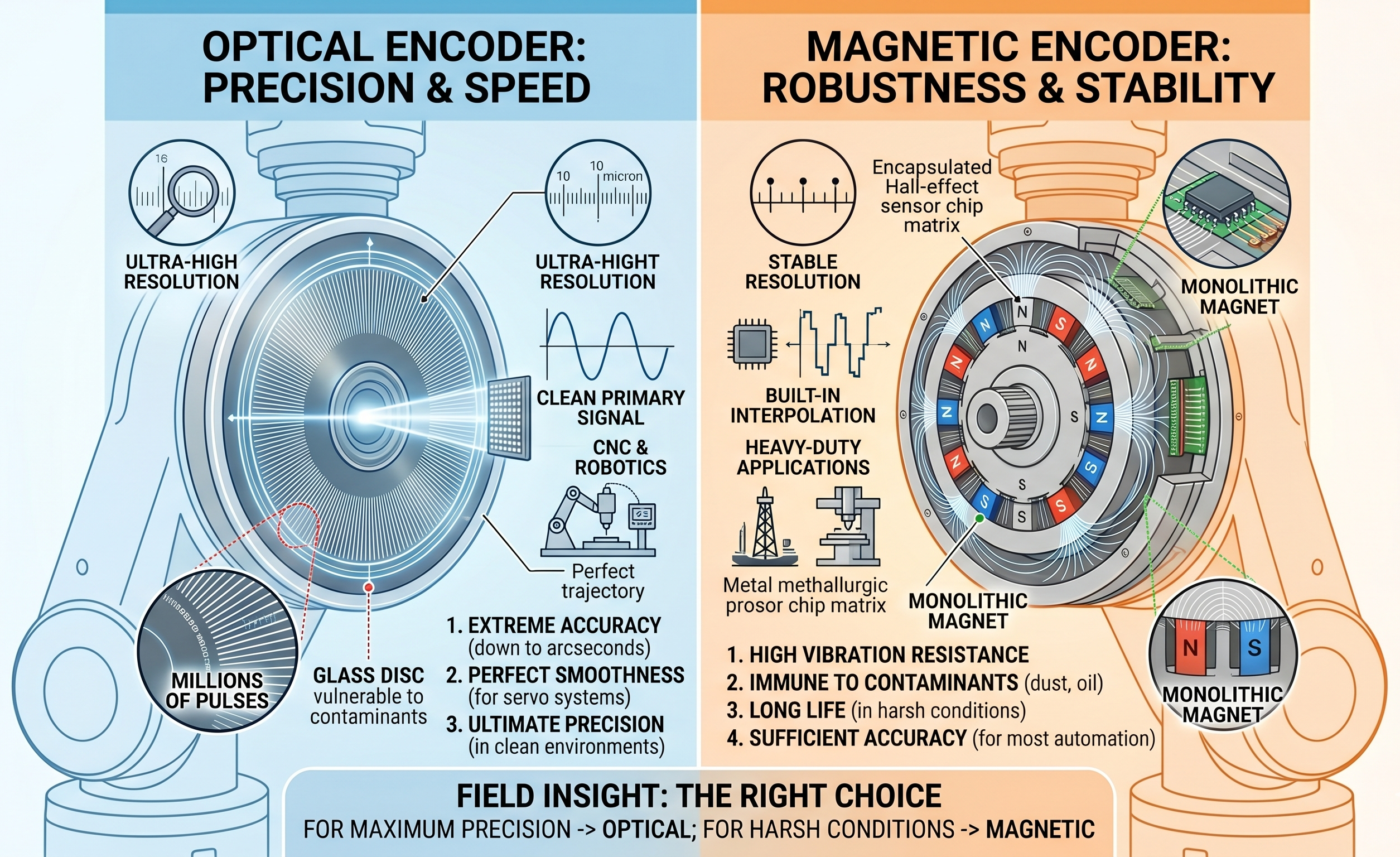 Encoder Accuracy and Resolution Comparison