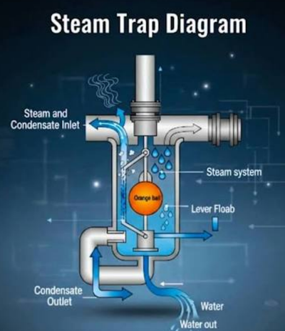 Steam Trap diagram How Steam Traps Work