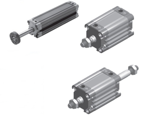 Types of compact air cylinders