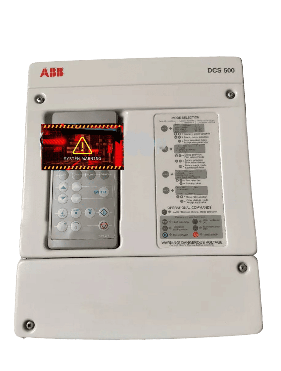 ABB DCS 500 fault codes