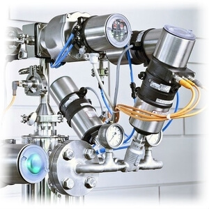 Industrial process valves photo
